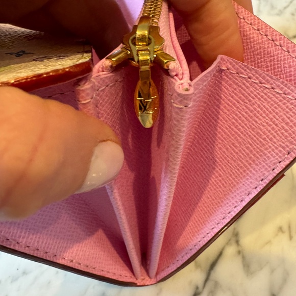 Louis Vuitton White Monogram Multicolored Sarah Wallet, Limited Edition! - Picture 8 of 11